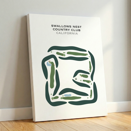 Swallows Nest Country Club, California - Printed Golf Courses