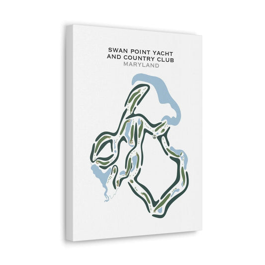 Swan Point Yacht & Country Club, Maryland - Printed Golf Courses