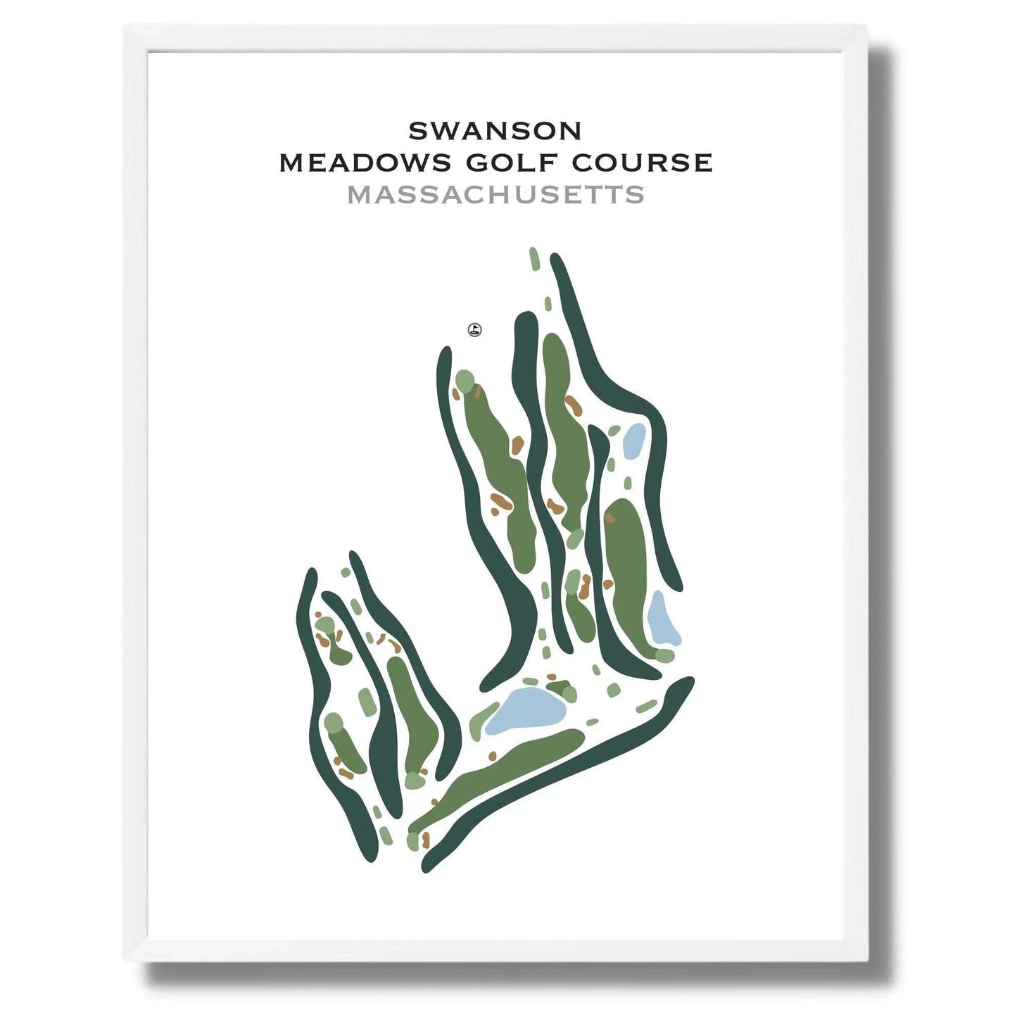 Swanson Meadows Golf Course, Massachusetts - Printed Golf Course