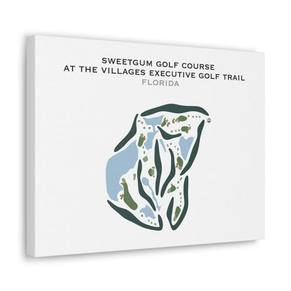 Sweetgum at The Villages Executive Golf Trail, Florida - Printed Golf Courses