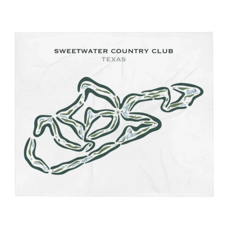 Sweetwater Country Club, Texas - Printed Golf Courses