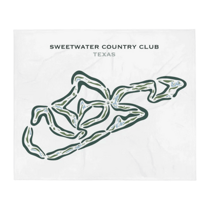Sweetwater Country Club, Texas - Printed Golf Courses