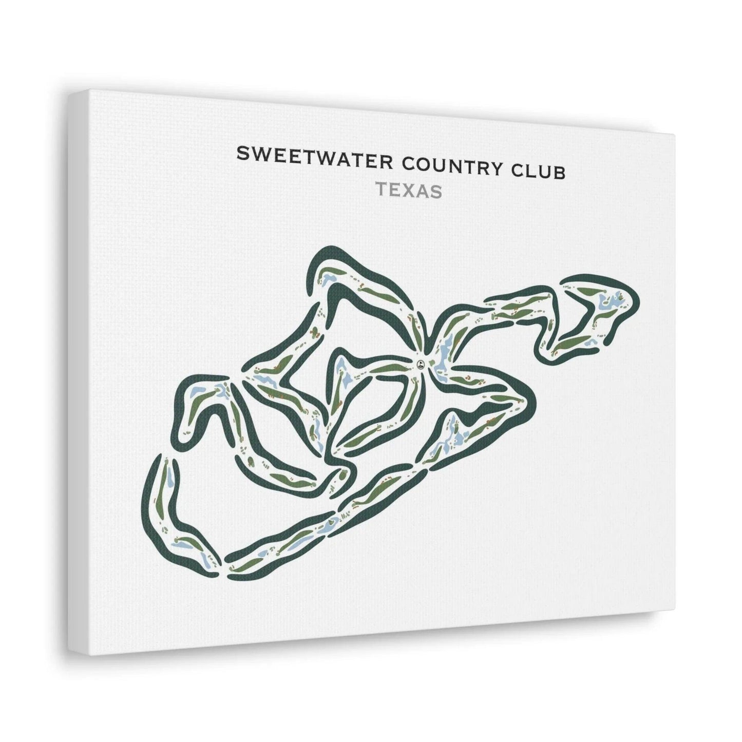 Sweetwater Country Club, Texas - Printed Golf Courses