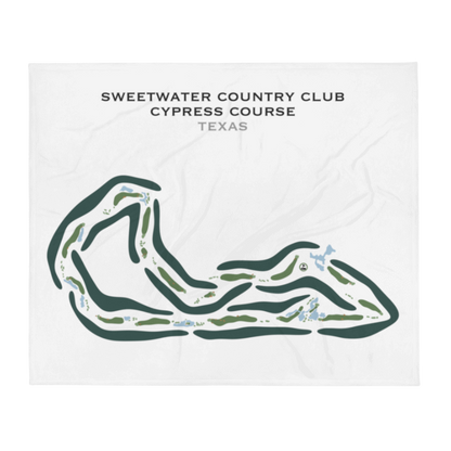 Sweetwater Country Club - Cypress Course, Texas - Printed Golf Courses