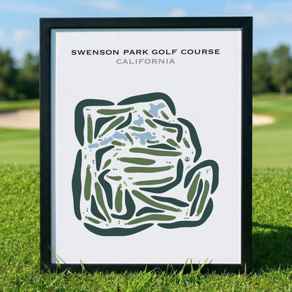 Swenson Park Golf Course, California - Printed Golf Courses