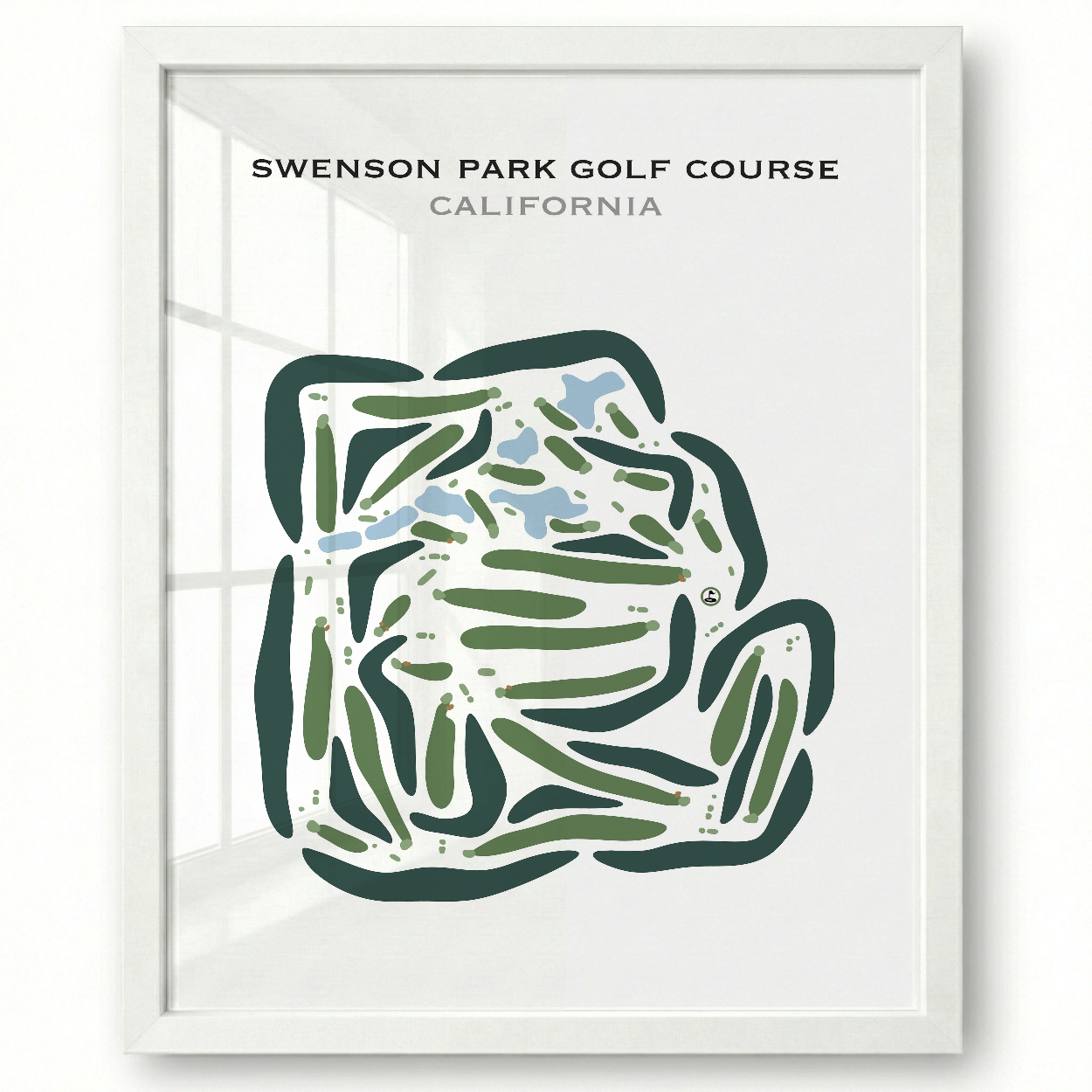 Swenson Park Golf Course, California - Printed Golf Courses