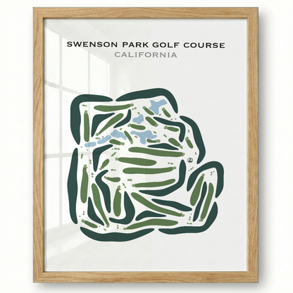 Swenson Park Golf Course, California - Printed Golf Courses