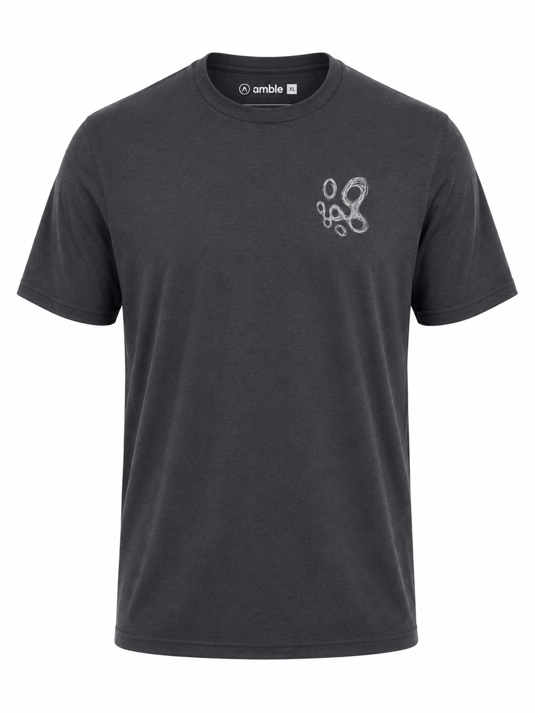 Amble x Press Golf Swirls Tee - Black