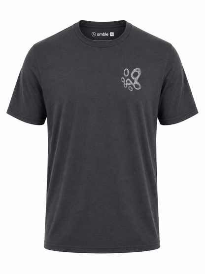 Amble x Press Golf Swirls Tee - Black