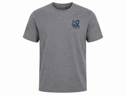 Amble x Press Golf Swirls Tee - Gray
