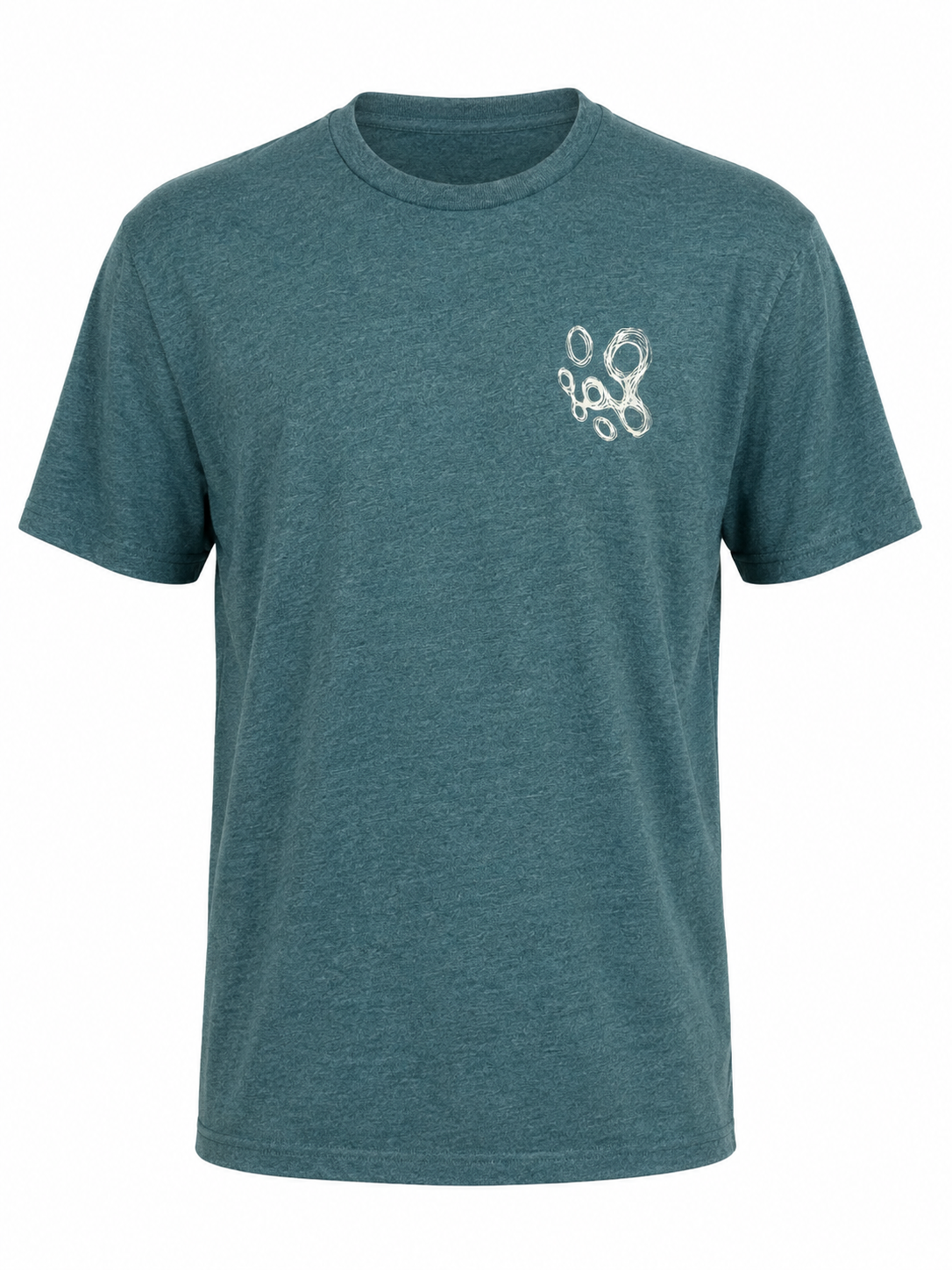 Amble x Press Golf Swirls Tee - Green