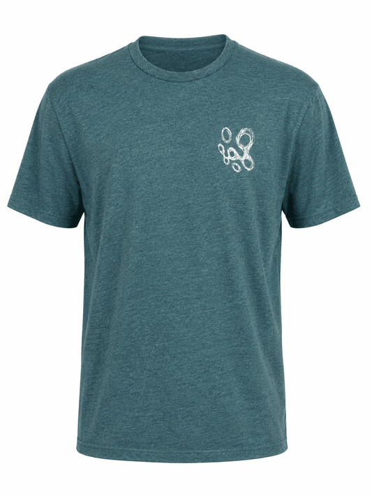 Amble x Press Golf Swirls Tee - Green
