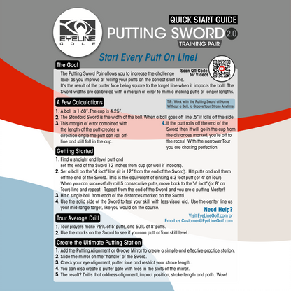 Putting Sword 2.0 by Michael Breed - Pair (Standard & Tour Model)