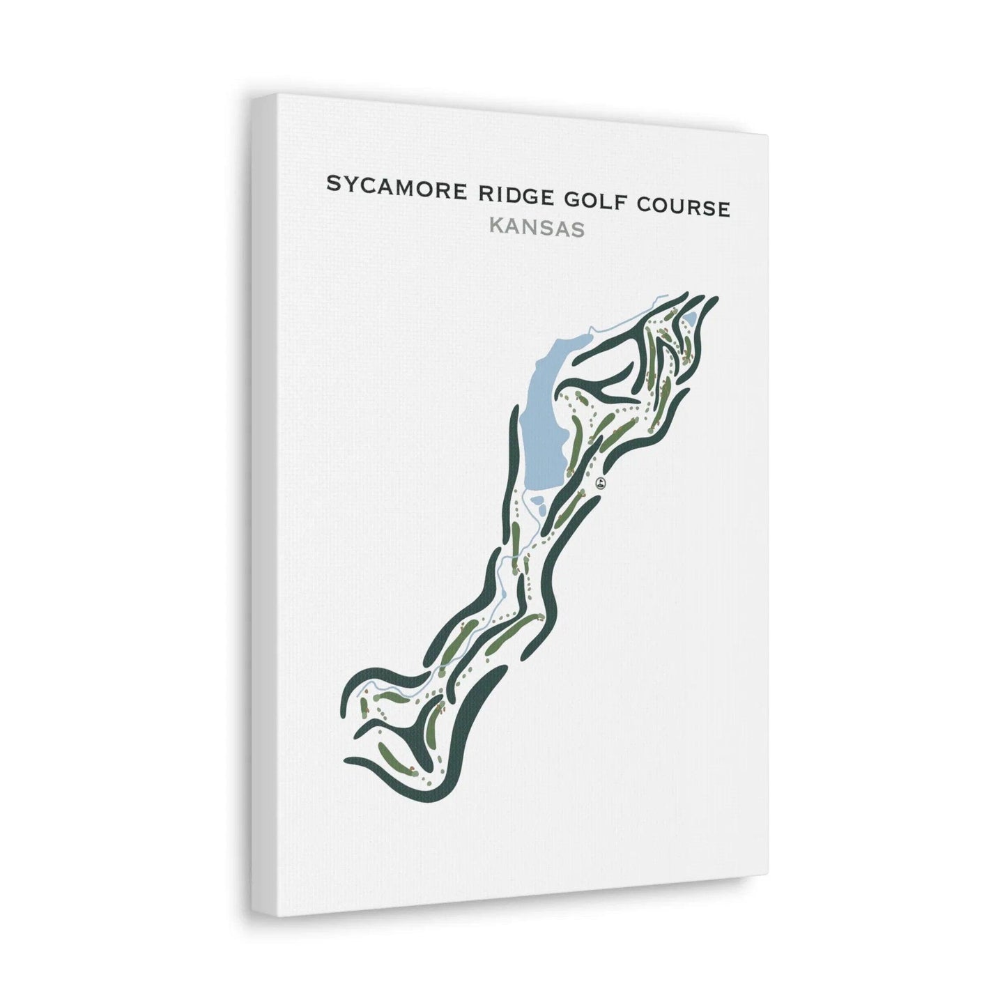 Sycamore Ridge Golf Course, Kansas - Printed Golf Courses