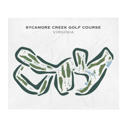 Sycamore Creek Golf Course, Virginia - Printed Golf Courses