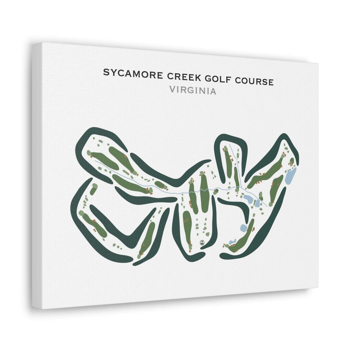 Sycamore Creek Golf Course, Virginia - Printed Golf Courses