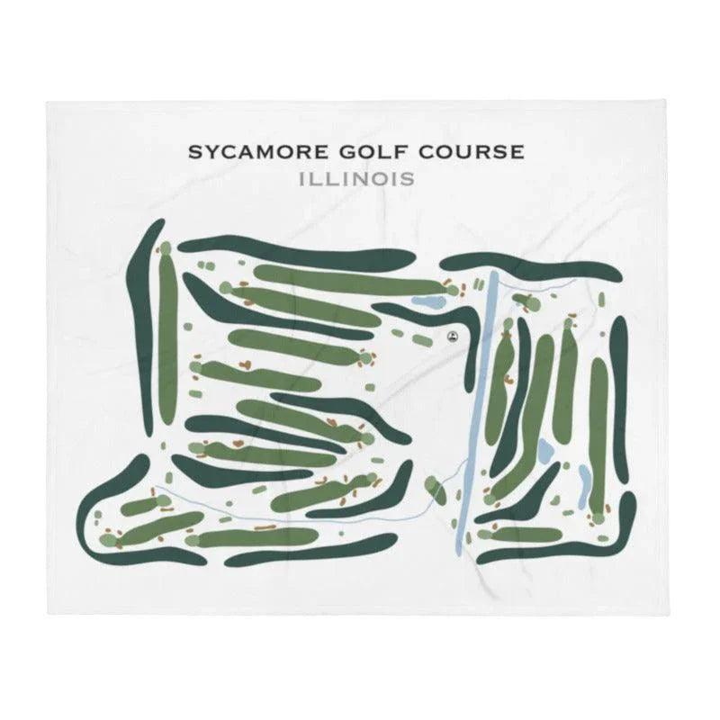 Sycamore Golf Course, Illinois - Printed Golf Course