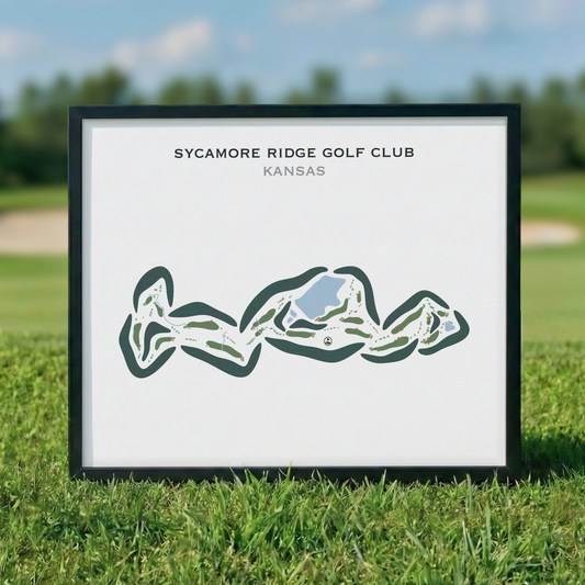 Sycamore Ridge Golf Club, Kansas - Printed Golf Courses