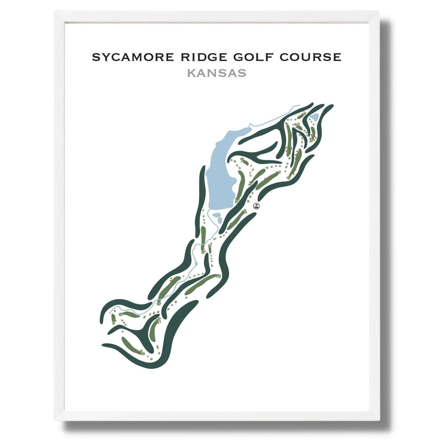 Sycamore Ridge Golf Course, Kansas - Printed Golf Courses