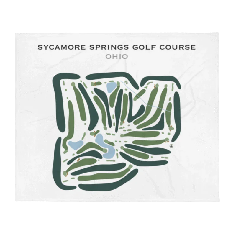 Sycamore Springs Golf Course, Ohio - Printed Golf Courses
