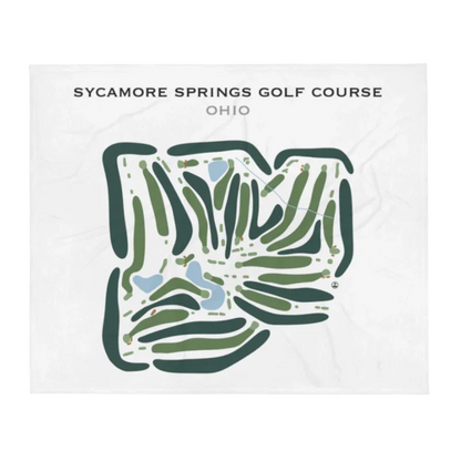 Sycamore Springs Golf Course, Ohio - Printed Golf Courses