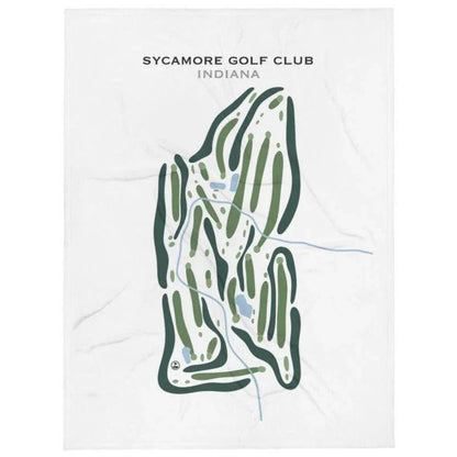 Sycamore Golf Club, Indiana - Printed Golf Courses