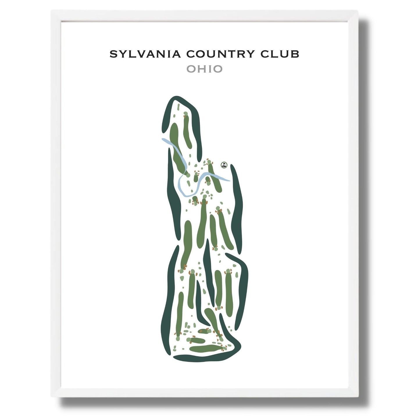 Sylvania Country Club, Ohio - Printed Golf Courses