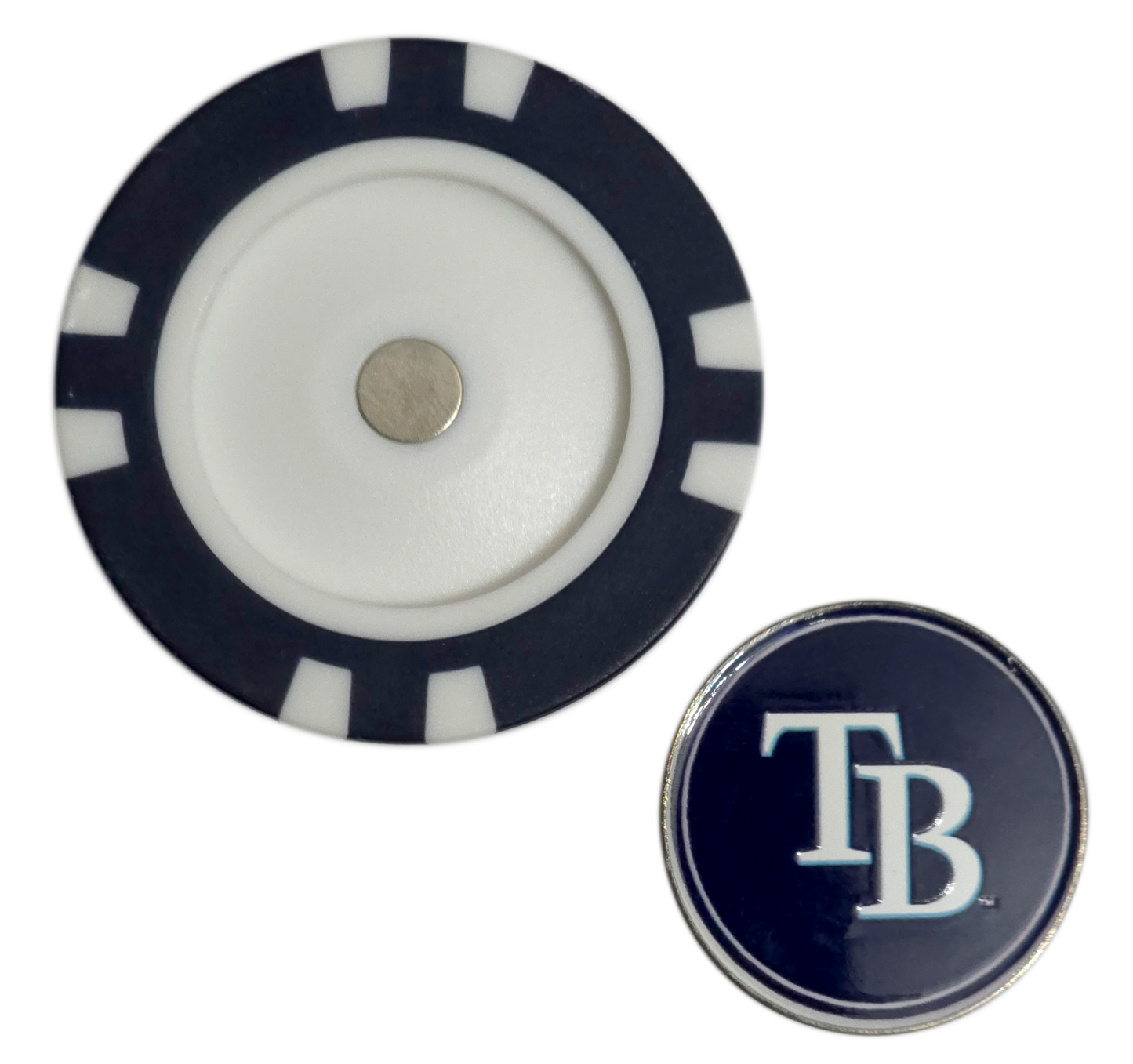 Officially Licensed Tampa Bay Rays Poker Chip Golf Ball Marker