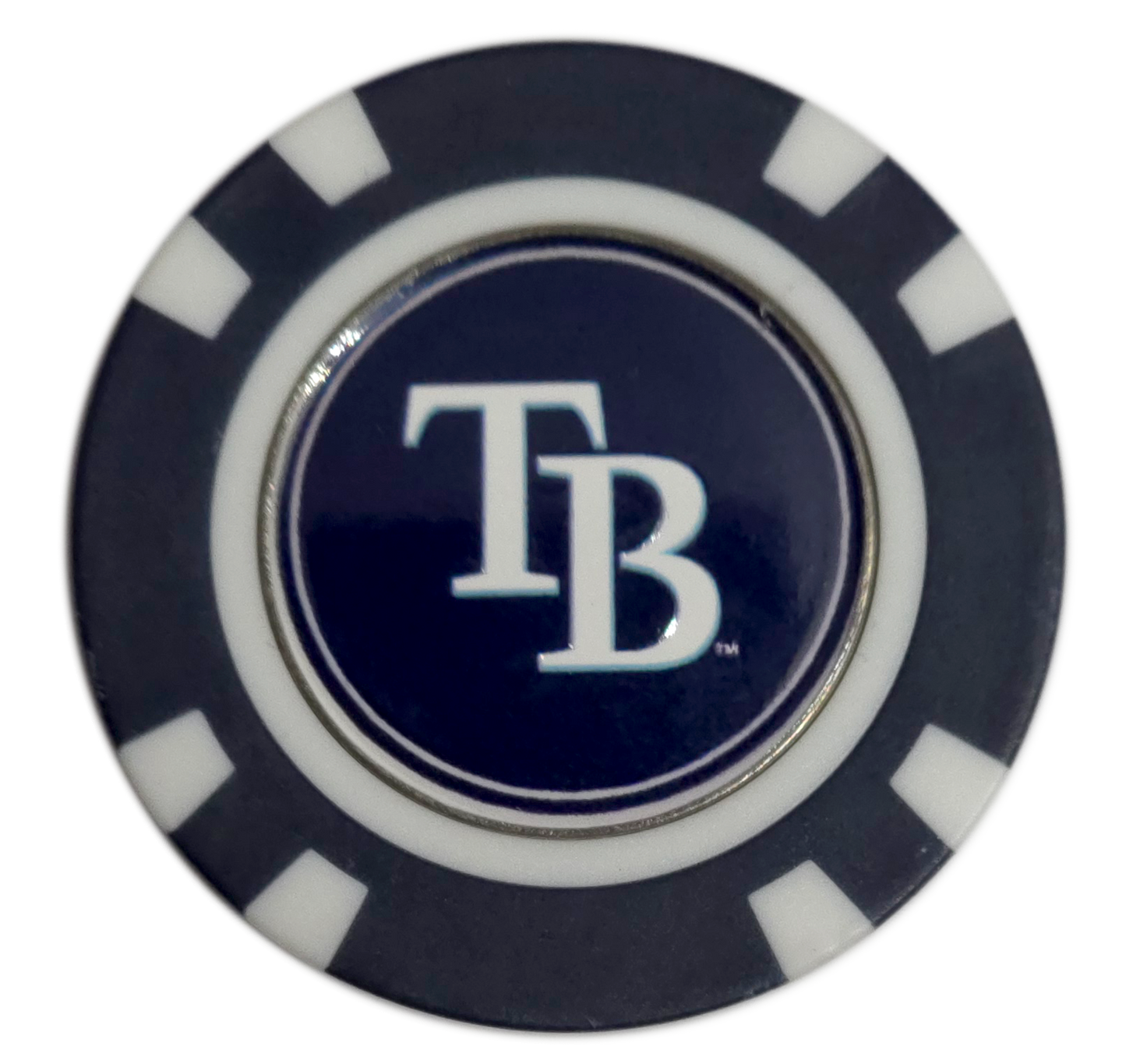 Officially Licensed Tampa Bay Rays Poker Chip Golf Ball Marker