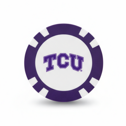TCU Horned Frogs Officially Licensed Poker Chip Ball Marker