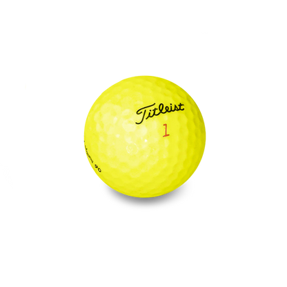 Used Titleist Yellow Mix Golf Balls - 1 Dozen