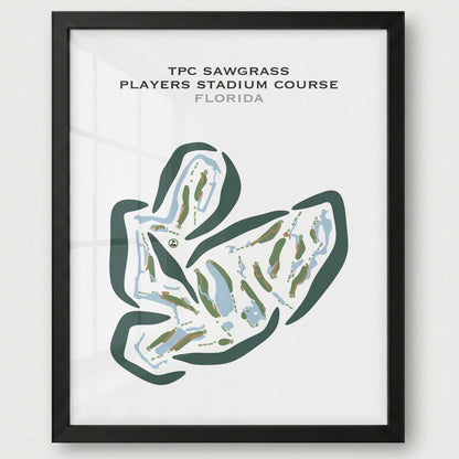 TPC Sawgrass, THE PLAYERS Stadium Course, Florida - Printed Golf Courses