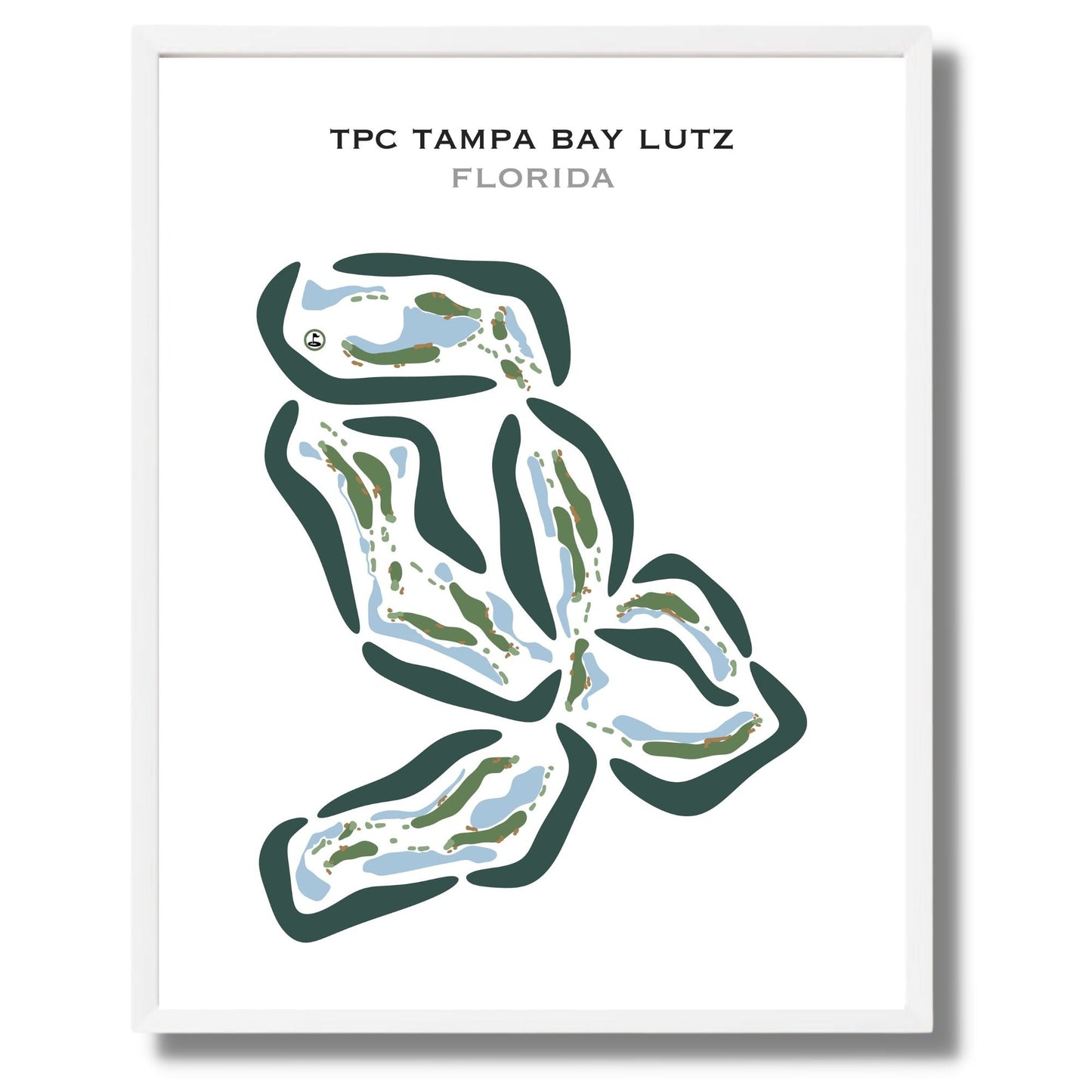 TPC Tampa Bay Lutz, Florida - Printed Golf Courses