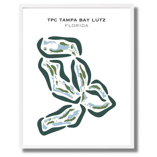 TPC Tampa Bay Lutz, Florida - Printed Golf Courses