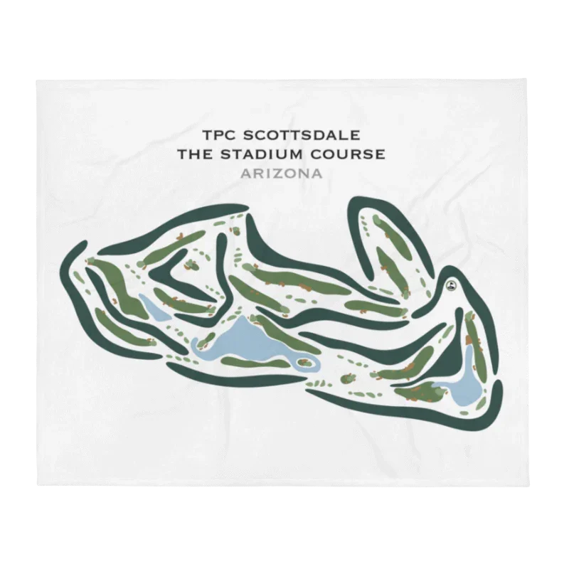 TPC Scottsdale Stadium Course, Arizona - Printed Golf Courses