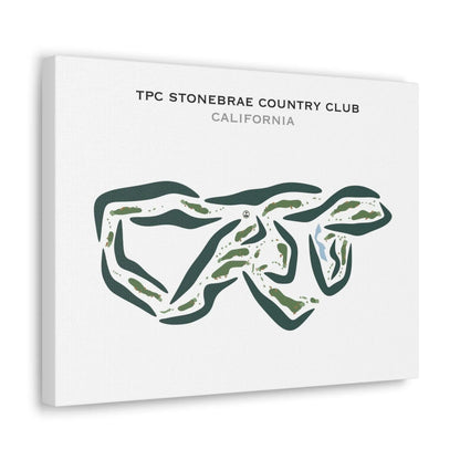TPC Stonebrae Country Club, California - Printed Golf Courses