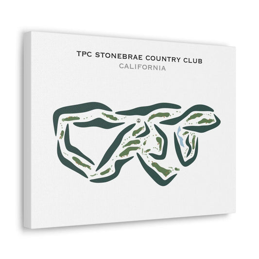 TPC Stonebrae Country Club, California - Printed Golf Courses