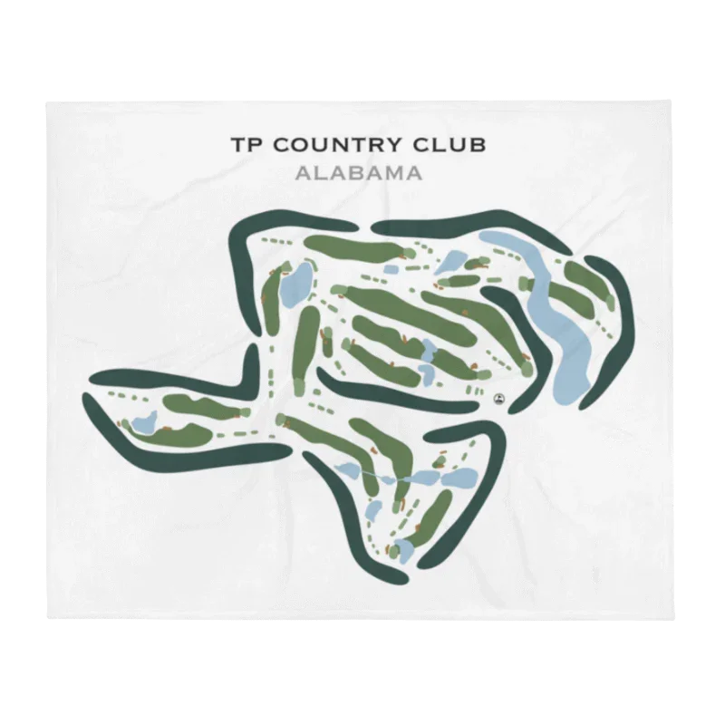 TP Country Club, Alabama - Printed Golf Courses