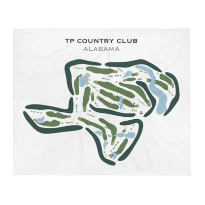 TP Country Club, Alabama - Printed Golf Courses