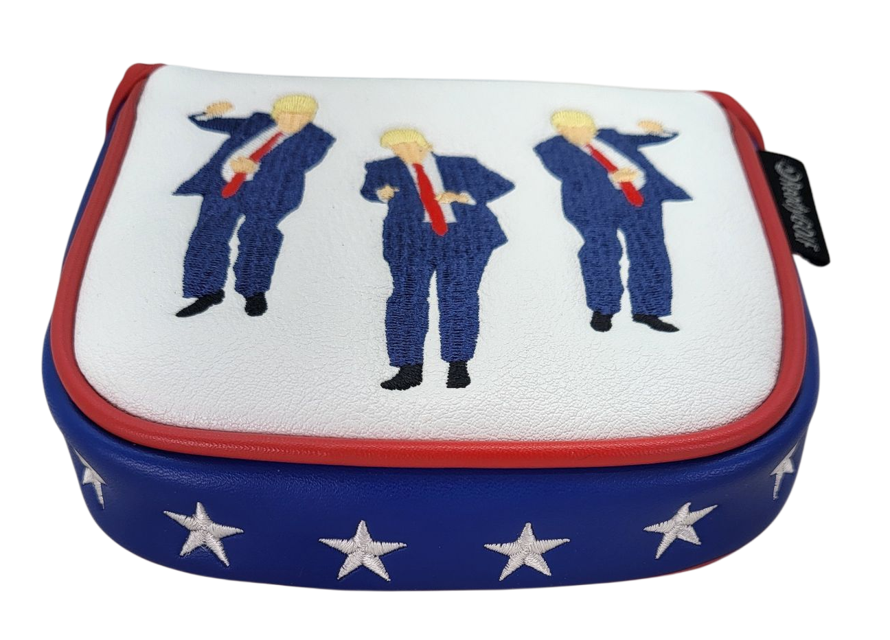 L.A.B. DF3 Embroidered Center Shaft Putter Cover by ReadyGOLF - Trump Birdie Dance