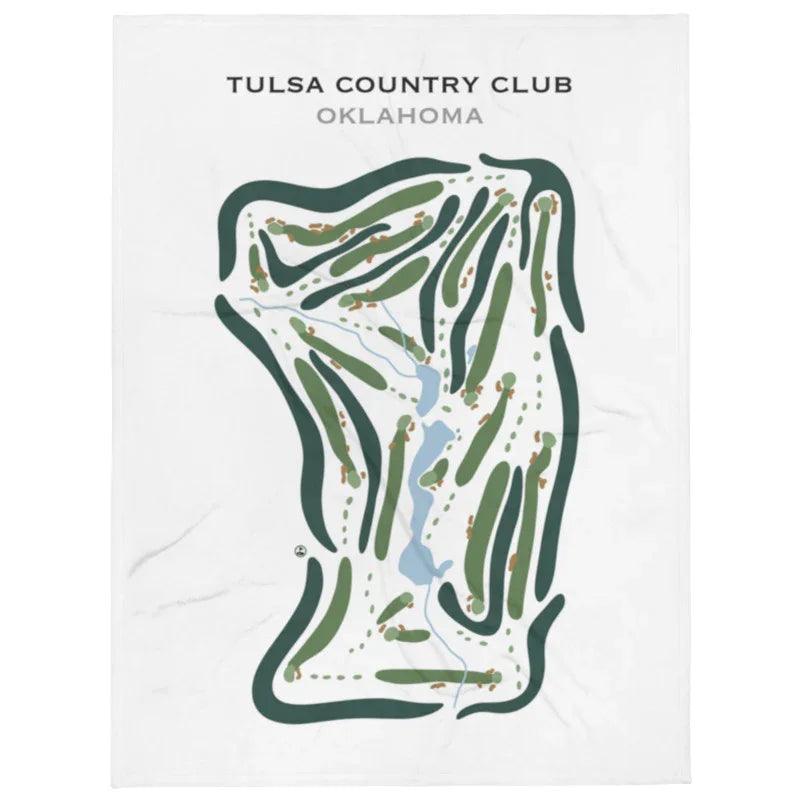 Tulsa Country Club, Oklahoma - Printed Golf Courses