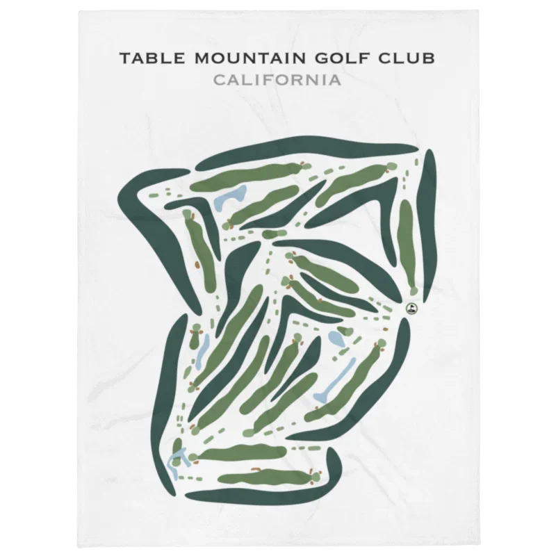 Table Mountain Golf Club, California - Printed Golf Course