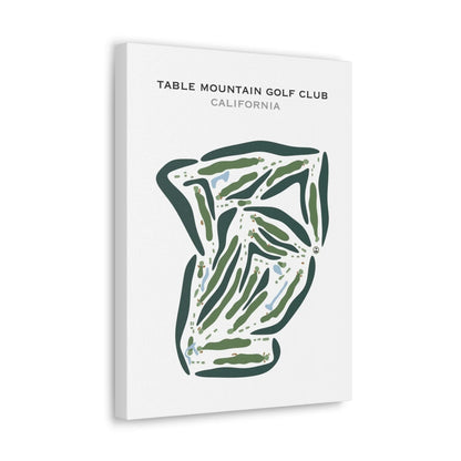 Table Mountain Golf Club, California - Printed Golf Course