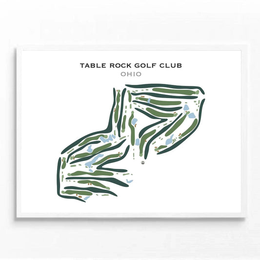 Table Rock Golf Club, Ohio - Printed Golf Courses