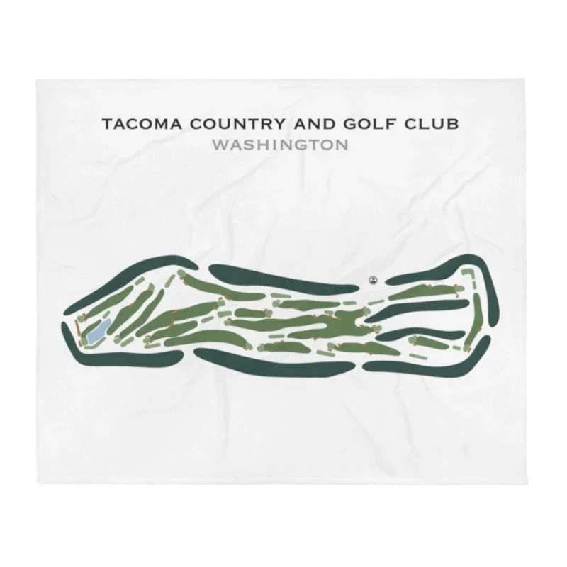 Tacoma Country & Golf Club, Washington - Printed Golf Courses