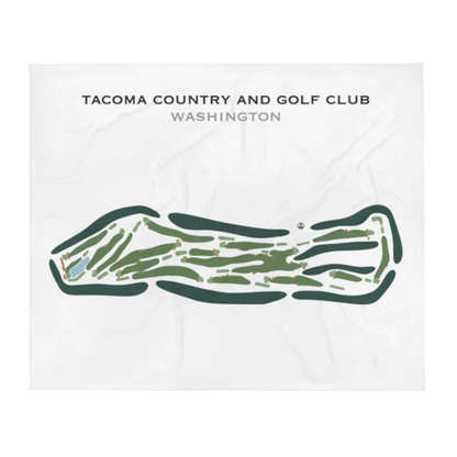 Tacoma Country & Golf Club, Washington - Printed Golf Courses
