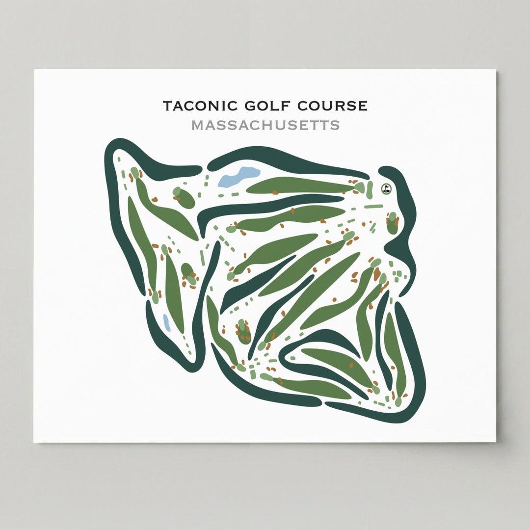 Taconic Golf Course, Massachusetts - Printed Golf Courses