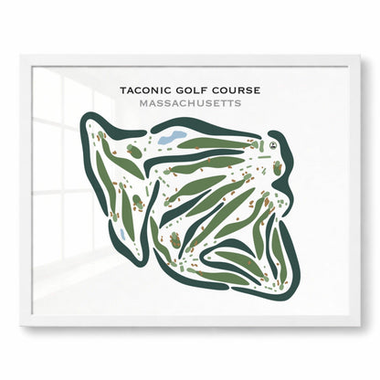 Taconic Golf Course, Massachusetts - Printed Golf Courses