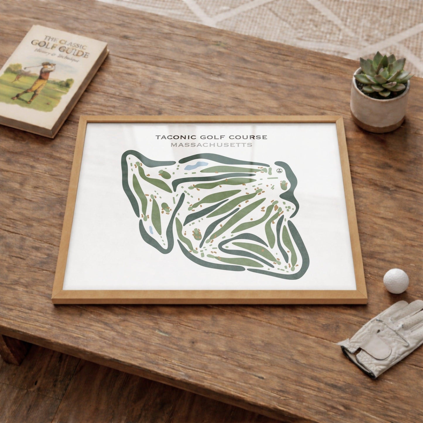 Taconic Golf Course, Massachusetts - Printed Golf Courses