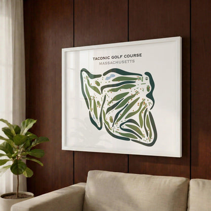 Taconic Golf Course, Massachusetts - Printed Golf Courses